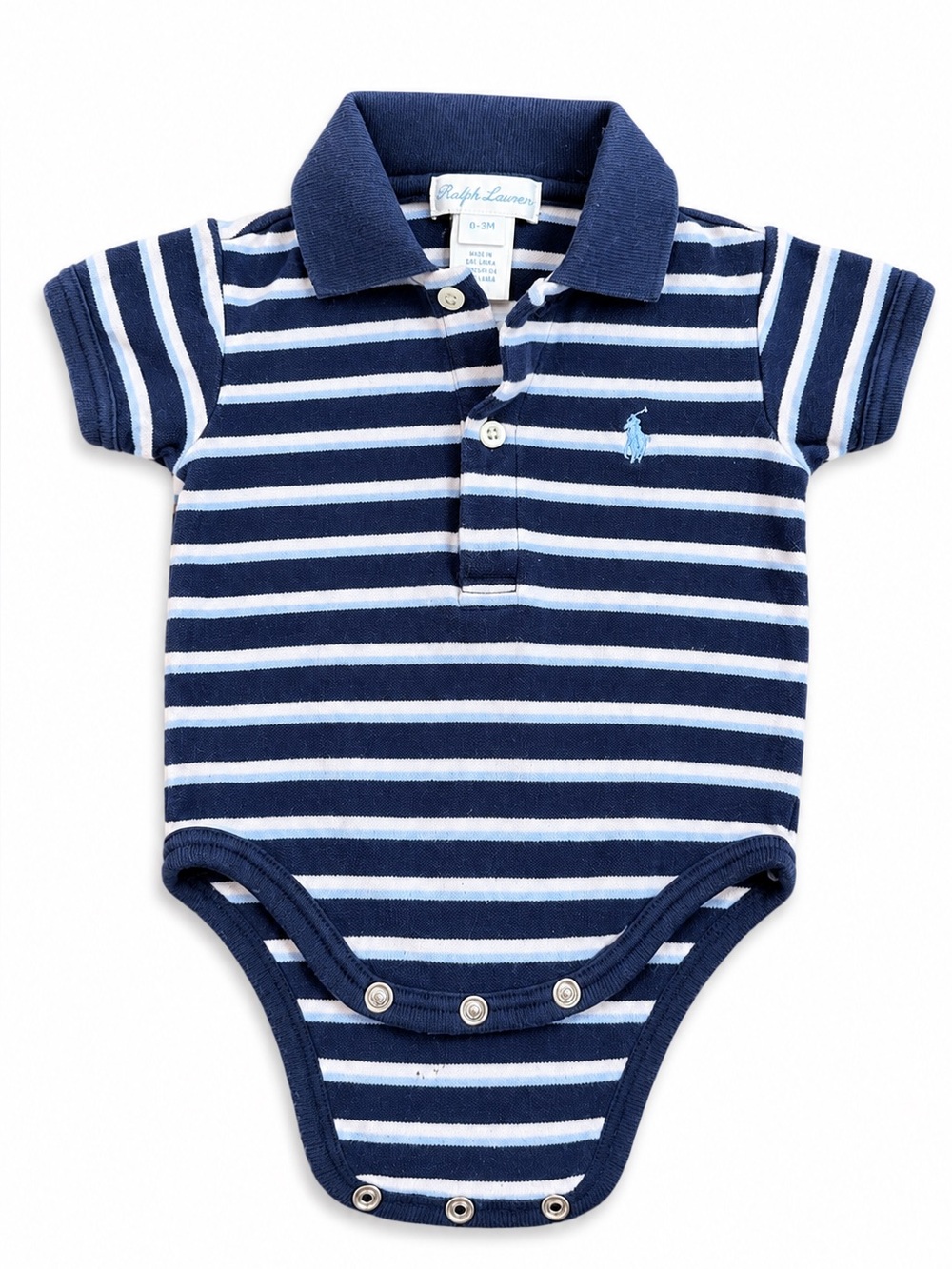 Ralph Lauren Baby Polo Onesies Bundle – 0–3 Months – EUC